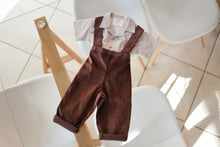 Load image into Gallery viewer, MINI CORDUROY SUSPENDER DUNGAREE