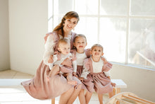 Load image into Gallery viewer, MINI CORDUROY FRILL SUSPENDER SKIRT