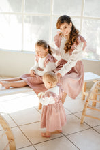 Load image into Gallery viewer, MINI CORDUROY FRILL SUSPENDER SKIRT