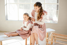 Load image into Gallery viewer, MINI CORDUROY FRILL SUSPENDER SKIRT