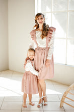 Load image into Gallery viewer, MOMMY CORDUROY FRILL SUSPENDER SKIRT