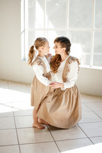 Load image into Gallery viewer, MOMMY CORDUROY FRILL SUSPENDER SKIRT