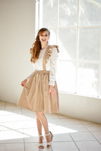 Load image into Gallery viewer, MOMMY CORDUROY FRILL SUSPENDER SKIRT