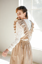 Load image into Gallery viewer, MOMMY CORDUROY FRILL SUSPENDER SKIRT