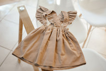 Load image into Gallery viewer, MINI CORDUROY FRILL SUSPENDER SKIRT