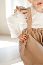 Load image into Gallery viewer, MINI CORDUROY FRILL SUSPENDER SKIRT