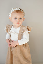 Load image into Gallery viewer, MINI CORDUROY FRILL SUSPENDER SKIRT