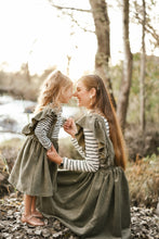 Load image into Gallery viewer, MINI CORDUROY FRILL SUSPENDER SKIRT