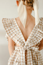 Load image into Gallery viewer, PLAID FRILL BACK DRESS FOR MINI&#39;s
