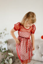 Load image into Gallery viewer, RED DOTS DRESS FOR MINI&#39;s