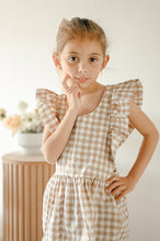 Load image into Gallery viewer, PLAID FRILL BACK DRESS FOR MINI&#39;s