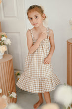 Load image into Gallery viewer, PLAID STRAPY DRESS FOR MINI&#39;s
