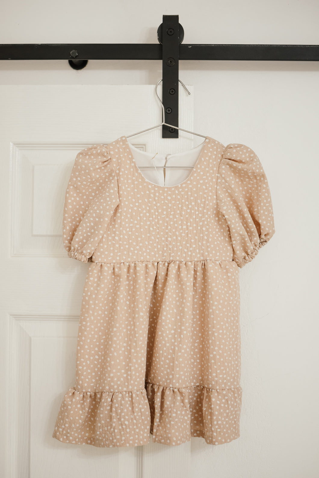 POLKA DOT PLAIN DRESS FOR MINI's