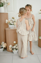 Load image into Gallery viewer, PLAID MINI FRILL BACK TOP