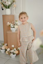 Load image into Gallery viewer, PLAID MINI FRILL BACK TOP