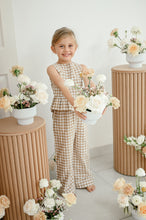 Load image into Gallery viewer, PLAID MINI FRILL BACK TOP