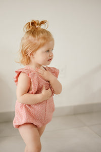 POLKA DOT BABYGRO DUNGAREE