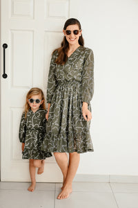 FLORAL ANGLAISE CROSS DRESS FOR MINI's