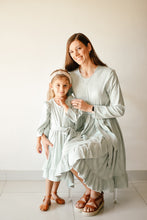 Load image into Gallery viewer, Mommy Long sleeve Pleated dress
