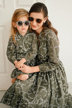 Load image into Gallery viewer, FLORAL ANGLAISE CROSS MOMMY DRESS