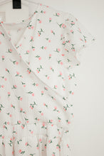 Load image into Gallery viewer, FLORAL MUSLIN CROSS ELASTIC MOMMY DRESS