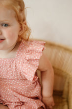 Load image into Gallery viewer, POLKA DOT BABYGRO DUNGAREE