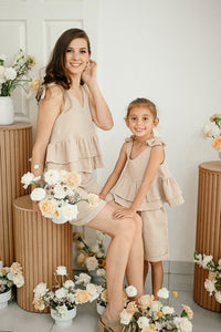 MUSLIN FRILL TOP FOR MINI's