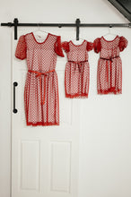 Load image into Gallery viewer, RED DOTS MOMMY DRESS