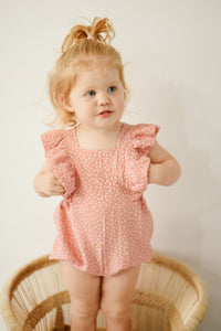 POLKA DOT BABYGRO DUNGAREE