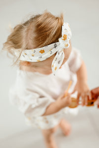 FLORAL MUSLIN HEADBAND