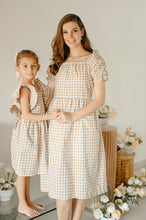 Load image into Gallery viewer, PLAID BABY DOLL MOMMY DRESS