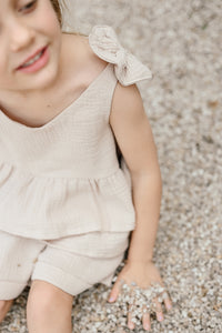 MUSLIN FRILL TOP FOR MINI's