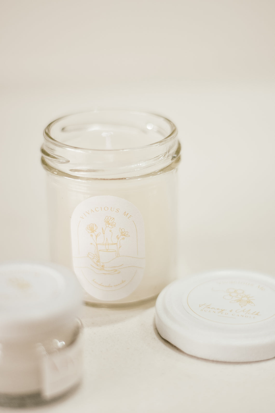 Milk and Honey Scented Candle