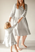 Load image into Gallery viewer, Long Sleeve MUSLIN dress for mommy