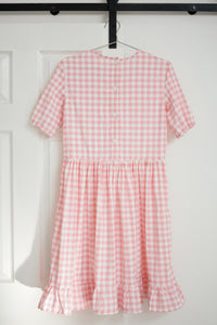 PLAID BUTTON UP MOMMY DRESS