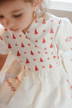 Load image into Gallery viewer, GIRLS CROSS OVER CHRISTMAS DRESS