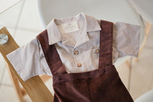 Load image into Gallery viewer, MINI CORDUROY SUSPENDER DUNGAREE