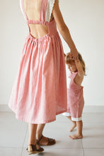 Load image into Gallery viewer, STRIPE OPEN BACK MOMMY DRESS