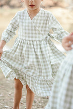 Load image into Gallery viewer, PLAID SLEEVE DRESS FOR MINI&#39;s